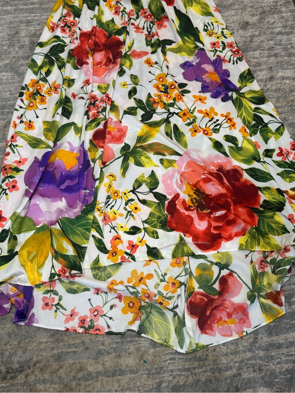🌸🌻🌷🌺🪻THE PERFECT DRESS London Times Floral Multicolor Satin cocktail dress guest - Picture 14 of 15
